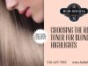 Choosing the Right Toner for Blonde Highlights