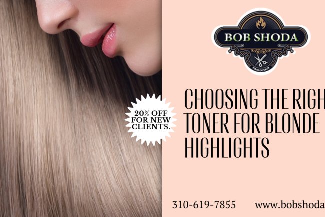 Choosing the Right Toner for Blonde Highlights